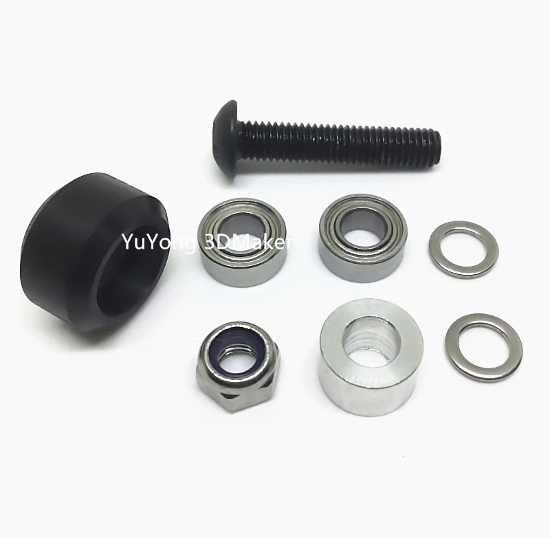 Prix pour Haute précision CNC delrin Mini v roue kits pour Openbuilds v-fente linéaire rail système Prix pour Haute précision CNC delrin Mini v roue kits pour Openbuilds v-fente linéaire rail système