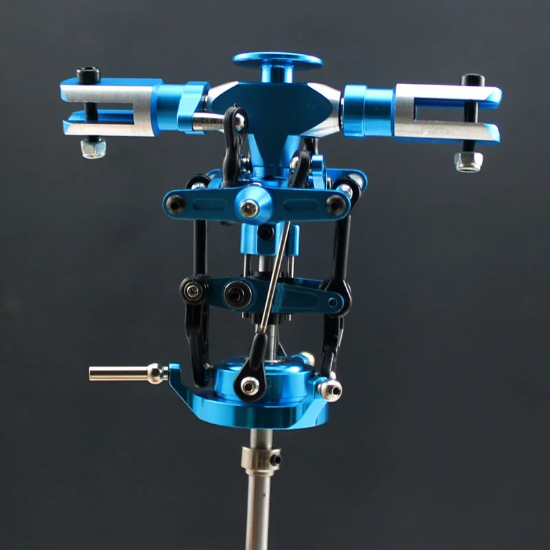 Red Helicopter Flybarless Blades Quad Blade Rotor Head T-rex 450