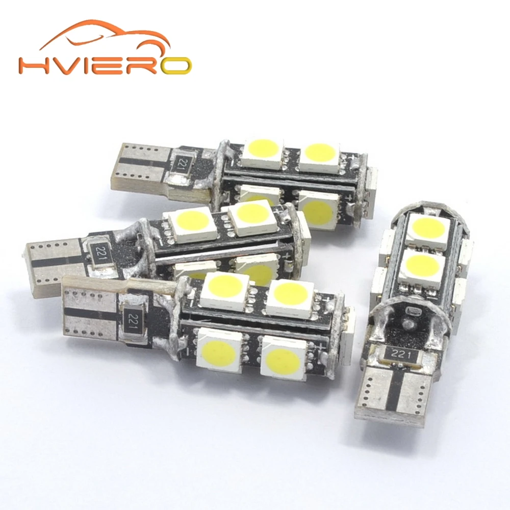 10X Белый T10 5050 SMD 9Led Авто Автомобильные светодиоды Canbus DC 12 В без ошибок 194 168 192 W5W задний фонарь внутренний клин для лампы стоп свет