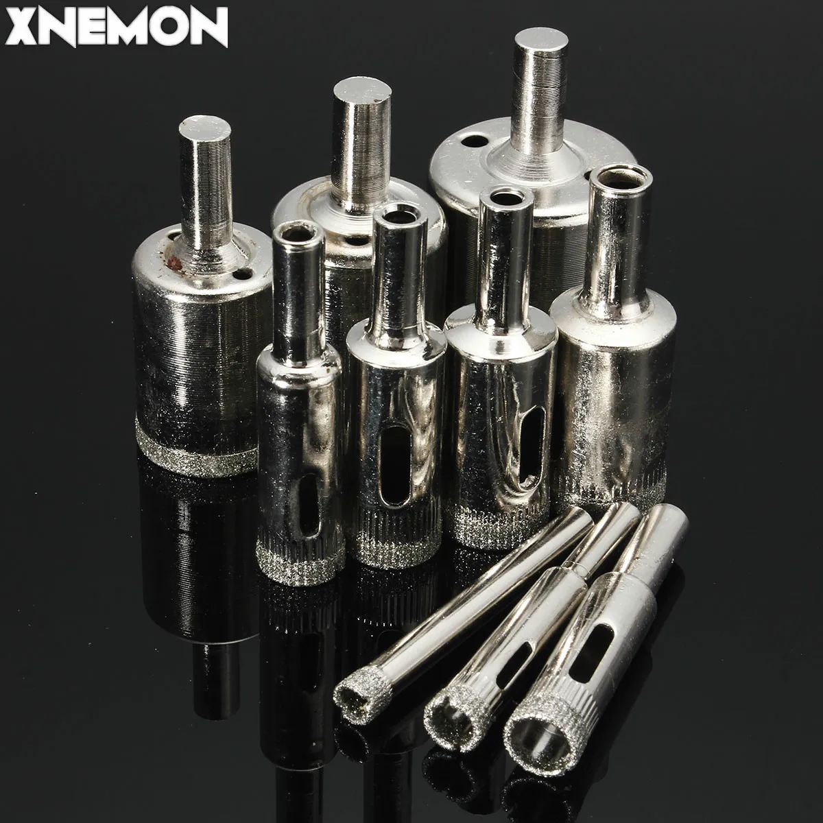 Набор сверл XNEMON 10 шт./компл. алмазные Holesaw 6-32 мм для плитки керамики фарфора стекла