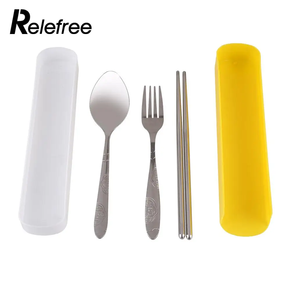 Cuchillo Portable cuchara tenedor cubiertos acampar al aire libre viaje comer vajilla
