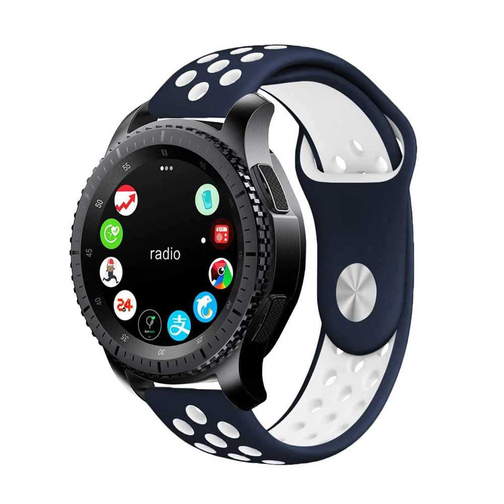 Huawei watch gt band для samsung galaxy watch active gear S3 frontier 46 мм 42 мм S2 classic 20 мм 22 мм ремешок силиконовый браслет