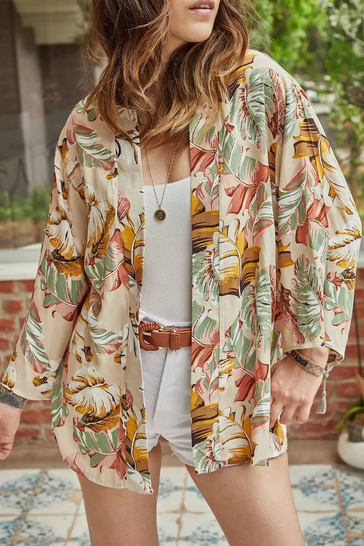 

Xhan Women Multi Floral Print Viscose Jacket 9YXK4-41367-22