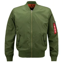 Veste de sport à col montant pour homme, vêtements tactiques de Bowling, de Badminton, chemise de Baseball, pilote de l'armée de l'air, manteau en coton