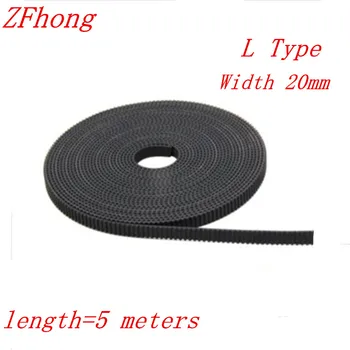 

L Type Timing Belt width 20mm with fiberglass core L Open ended 3M timing pulley CNC