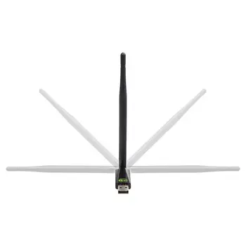 

5dB WiFi Adapter Antenna 150Mbps Wireless Lan Card Mini Portable USB 7601 Chip for Windows 7/8/XP/Vista