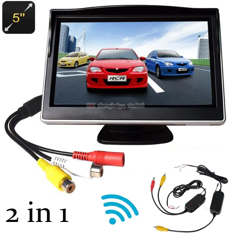 Монитор Автомобильный 2 в 1 5 дюймов hd 800x480 с ЖК дисплеем|car rear|car rear viewrear view |