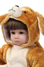 Super Cute Bebe Reborn Meninas With Soft Animal Style Doll Clothes NPK Hot Brand Reborn Dolls Babies Best Christmas Doll Toys