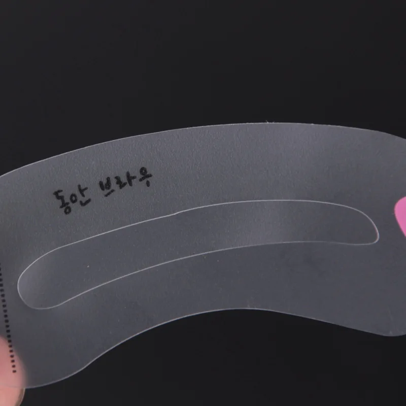 

Women Makeup Tool 24 PCs Plastic Brow Shaping Template Eyebrow Stencil Card Bulk, Korea Eyebrow Card Thrush Tools Word Eyebrow C