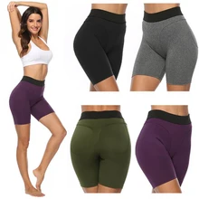 Новые женские эластичные шорты для йоги с высокой талией, облегающая фитнес-шорты с эффектом пуш-ап, deportivo mujer, спортивная одежда для женщин, спортивный зал
