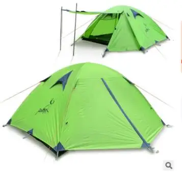 

Outdoor Tent Camping Double Tent Double Aluminum Pole Anti- Tent Camping Equipment Outdoor Simple Tent
