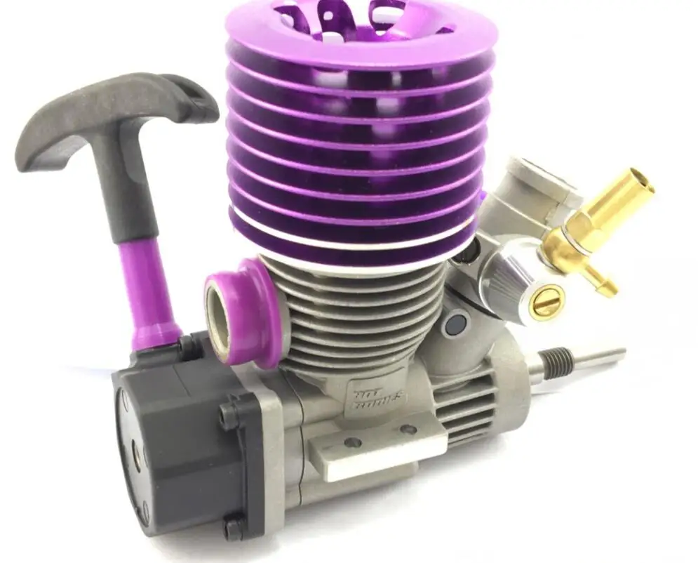 Moteur 18cc pour Hobao Hyper TT – Buggy RC 1/10 Off Road & On Road, détail du carburateur et de la bougie