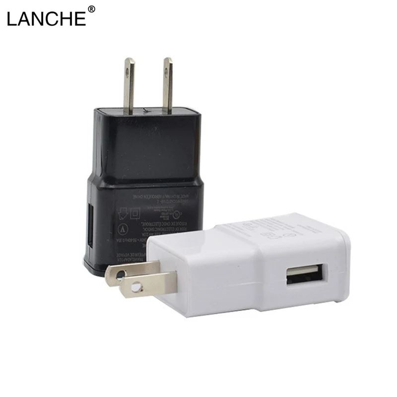 

LANCHE Universal Fast USB Charger For iphone EU US Plug Travel Wall Mobile Phone Charger Adapter For Samsung Xiaomi Huawei