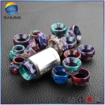 

Sailing epoxy resin drip tips top cap wide bore for Kennedy 24 Comp lyfe BATTLE CAP atomizer chuff wide bore 10 piece