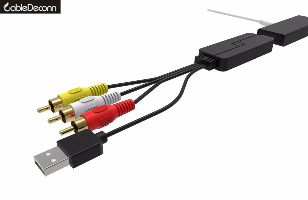 

hdmi to 3rca adapter hdmi to 3-rca Audio video av cable Converter HDMI to RCA Converter for Amazon Fire Stick Fire TV Stick