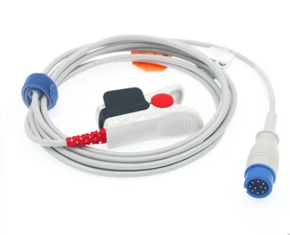 

Compatible New Biocare adult finger clip spo2 sensor 10PIN 3M IM8 IM10 IM12 spo2 probe with 1Year warranty