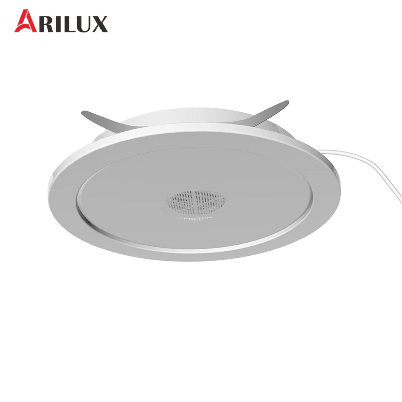 ARILUX 24 Вт музыкальный потолочный светильник Wifi Пульт дистанционного голосового управления bluetooth динамик RGBW+ WW светодиодный потолочный светильник с поддержкой Alexa