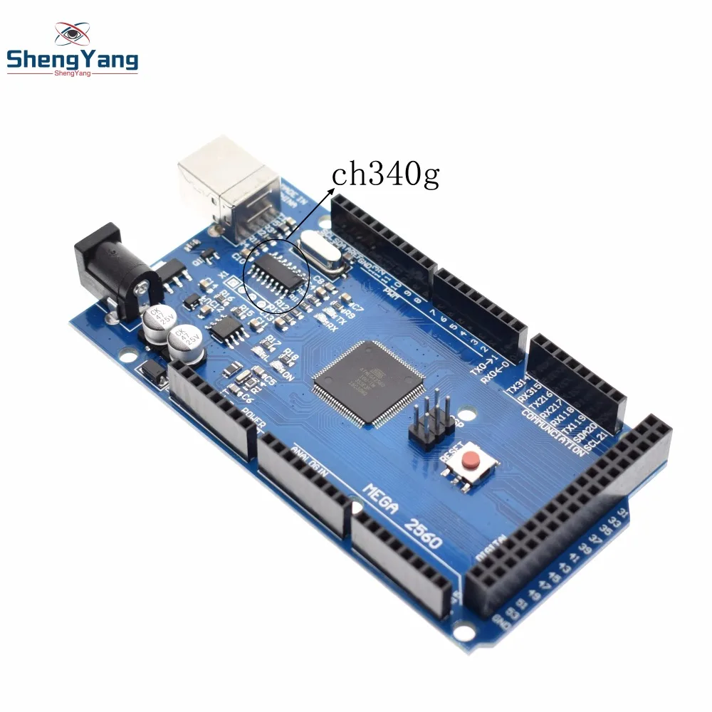 

ShengYang Mega2560 R3 ATmega2560-16AU , Mega2560 REV3 ch340g for Arduino Compatible no logo