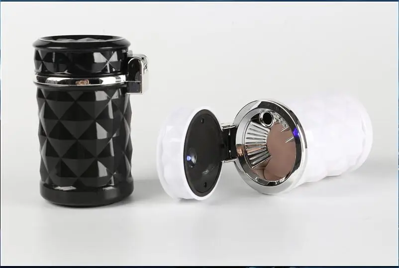 

Blue LED Light Car Ashtray Fireproof Material Easy Clean Car Ashtray Can For Volkswagen Golf 4 Golf5 golf 6 golf 7 MK6 MK7