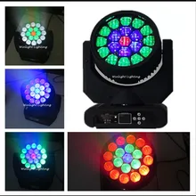 6 шт./лот Новое поступление цена Высокое качество 19*15 Вт RGBW 4 in1 лампа ксеноновая Osram СВЕТОДИОДНЫЙ увеличение луча Moving головной свет, свет этапа, ди-Джея свет