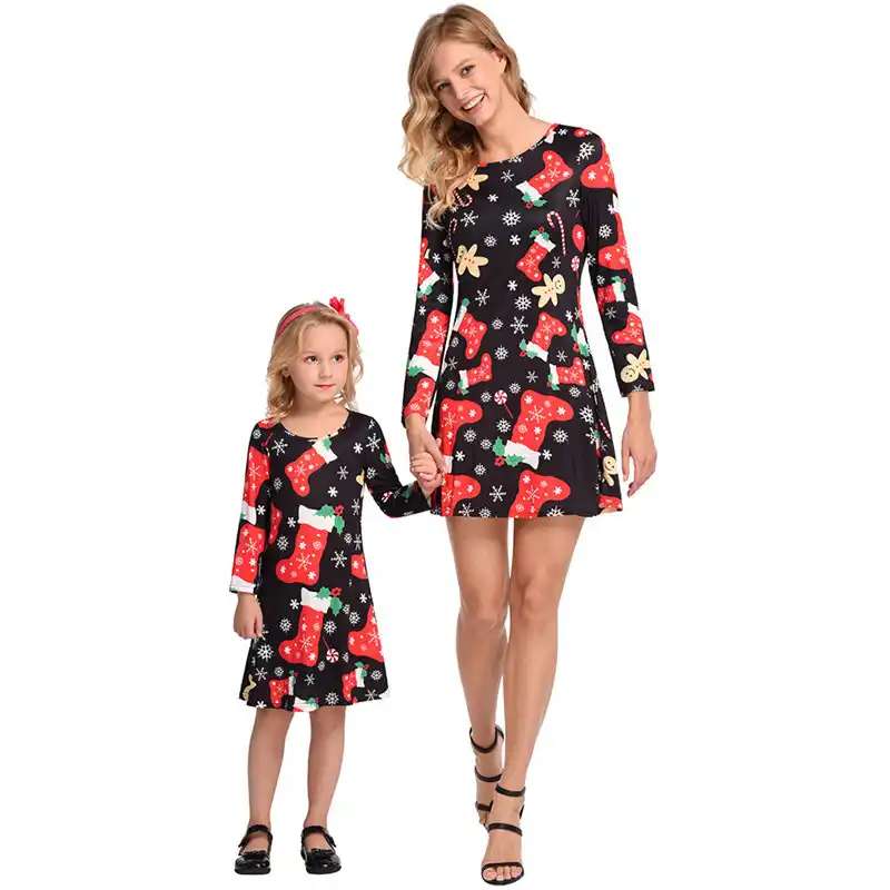 matching xmas dresses