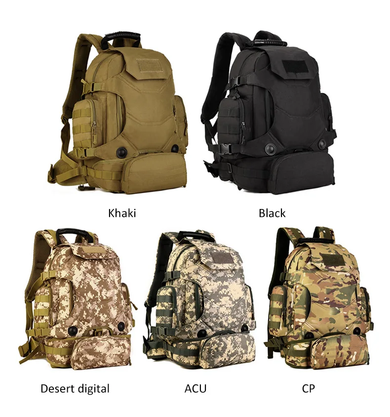 Versatile 3-in-1 Men's Tactical Rucksack for Climbing & Outdoor Activities12