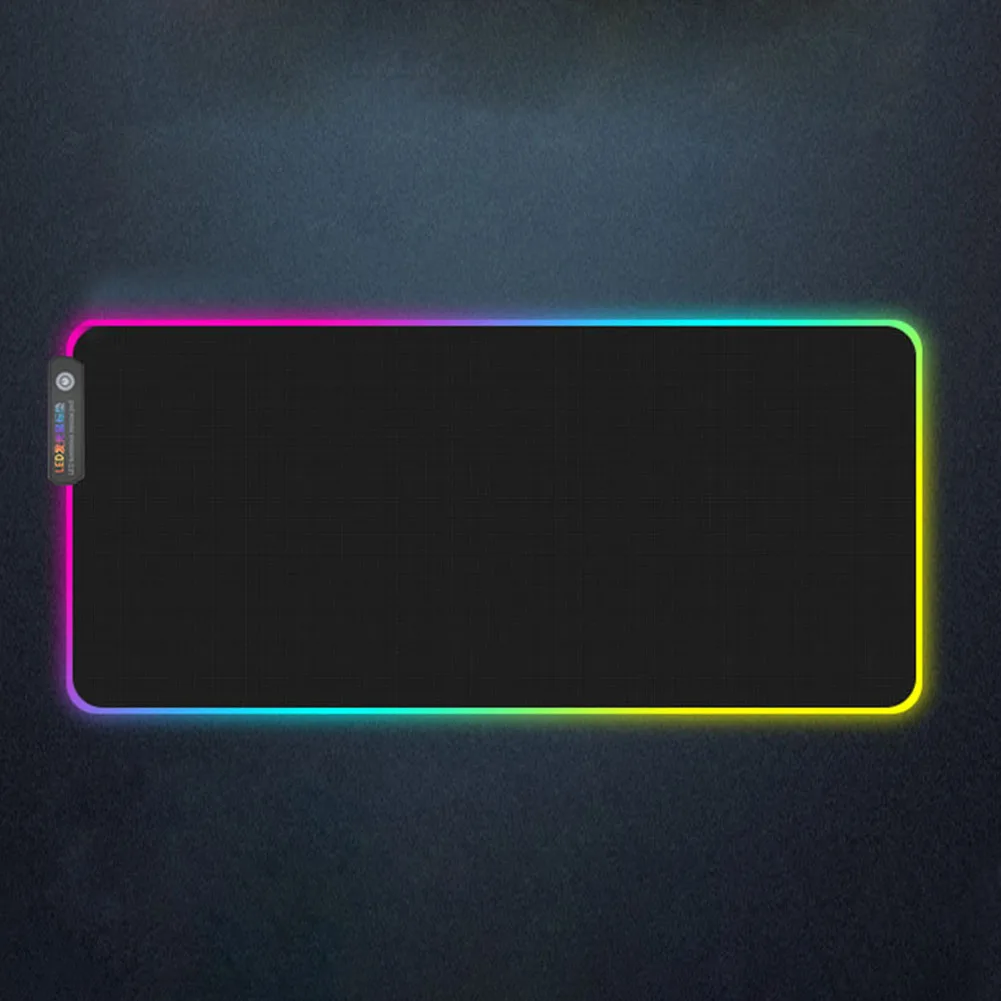 

Led Illuminated Gaming Mouse Pad Computer Accessories Foldable Low Resistance RGB Oversized Glowing Ultra Thin Large Laptop