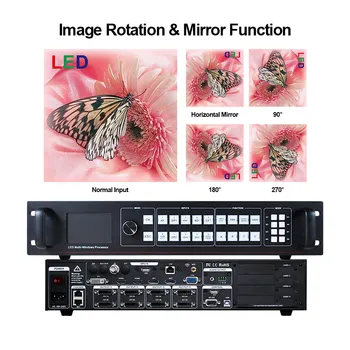شراءAmoonsky SC4K متعددة نافذة الفيديو جهاز الربط المعالج مثل Vdwall دعم Nova Linsn إرسال بطاقة ل P10 كبيرة شاشة LED تظهر