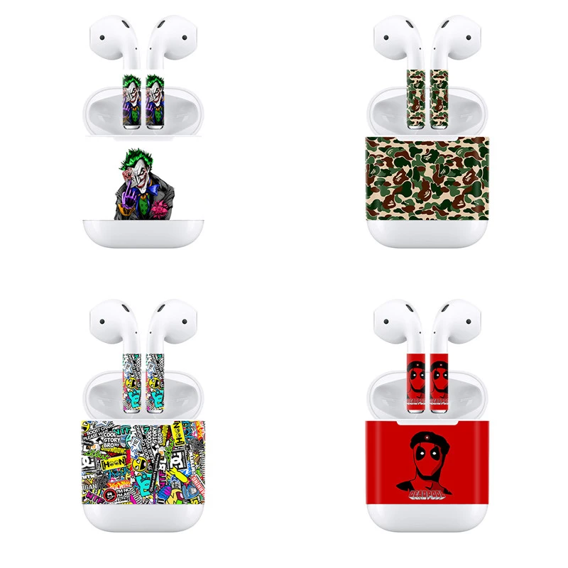 

Pretty Looking Patterns Skin Cover Sticker and Simple post Vinyl Wrap for Apple Airpods