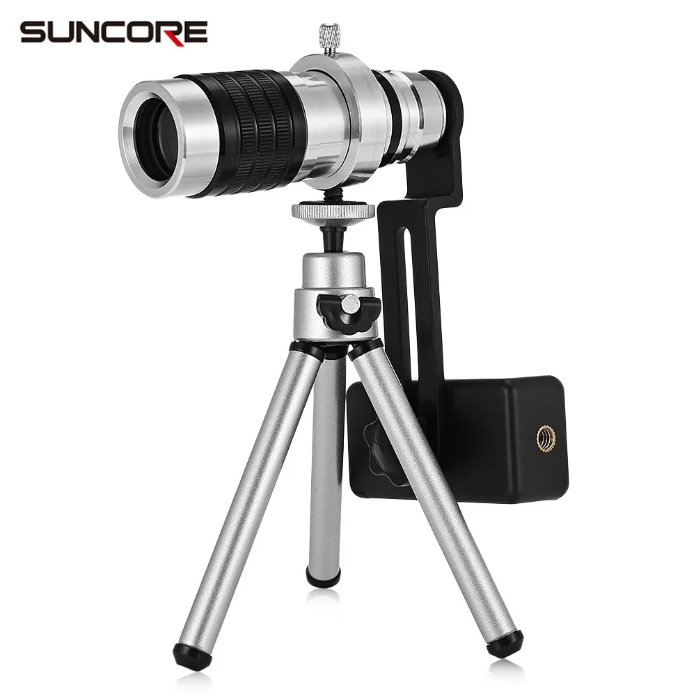 SUNCORE 12X Monocular Telescope Powerful Binoculars Handheld Telescope