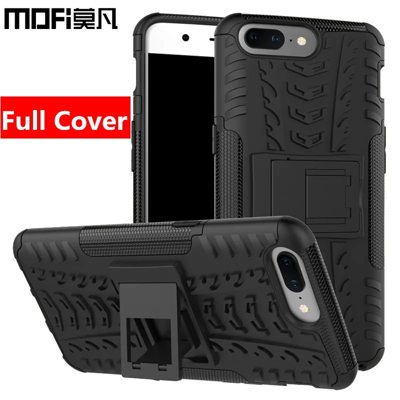 one plus 5 case oneplus cover tyre pattern silicone with PC hard full protect MOFi oneplus5 original 1 capas |