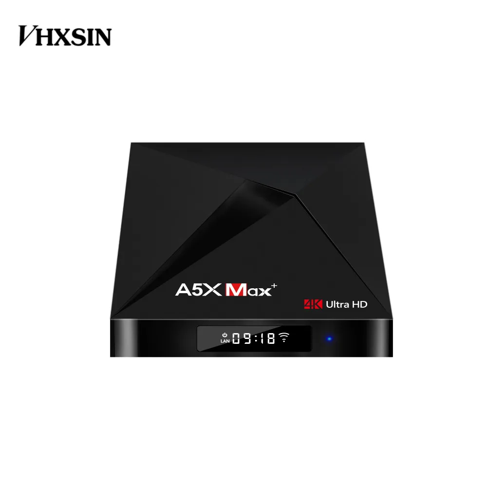 VHXSIN A5X MAX PLUS 5PCS/LOT Smart Android 9.0 TV Box 17.3 RK3328 Quad Core 4GB RAM 32G ROM | Электроника