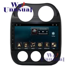 Wanusual 10.1 "4 ядра 32 г 2 г Оперативная память Android 6.0 Авто GPS навигации для Jeep Компасы 2010 2011 2012 2013 2014 2015 Радио плеер