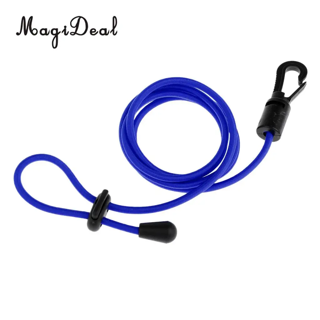 Perfeclan Elastic Safety Kayak Boat Paddle Leash Fishing Rod Cord Bungee Rope for Diving Fishing Boat Sailing Equipment