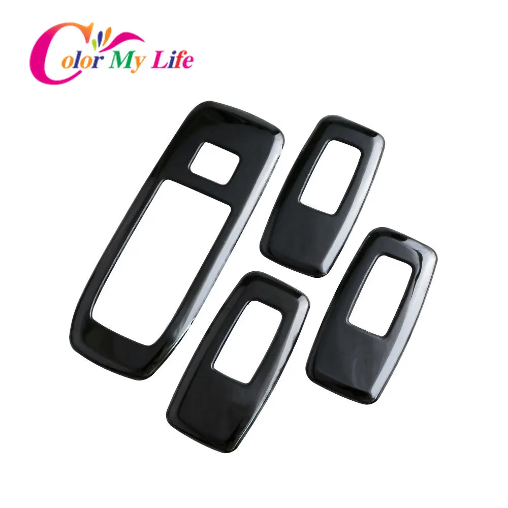 

Color My Life Stainless Steel Car Window Lifter Panel Cover Trim Sticker for Ford Everest Endeavour 2015 - 2017 Accessories