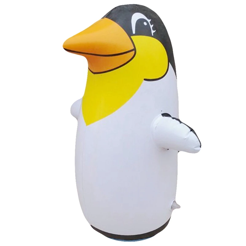 Надувные игрушечные пингвины, 36 см, мягкие, пластиковые, надувные Пингвины для детей - Цвет: Black