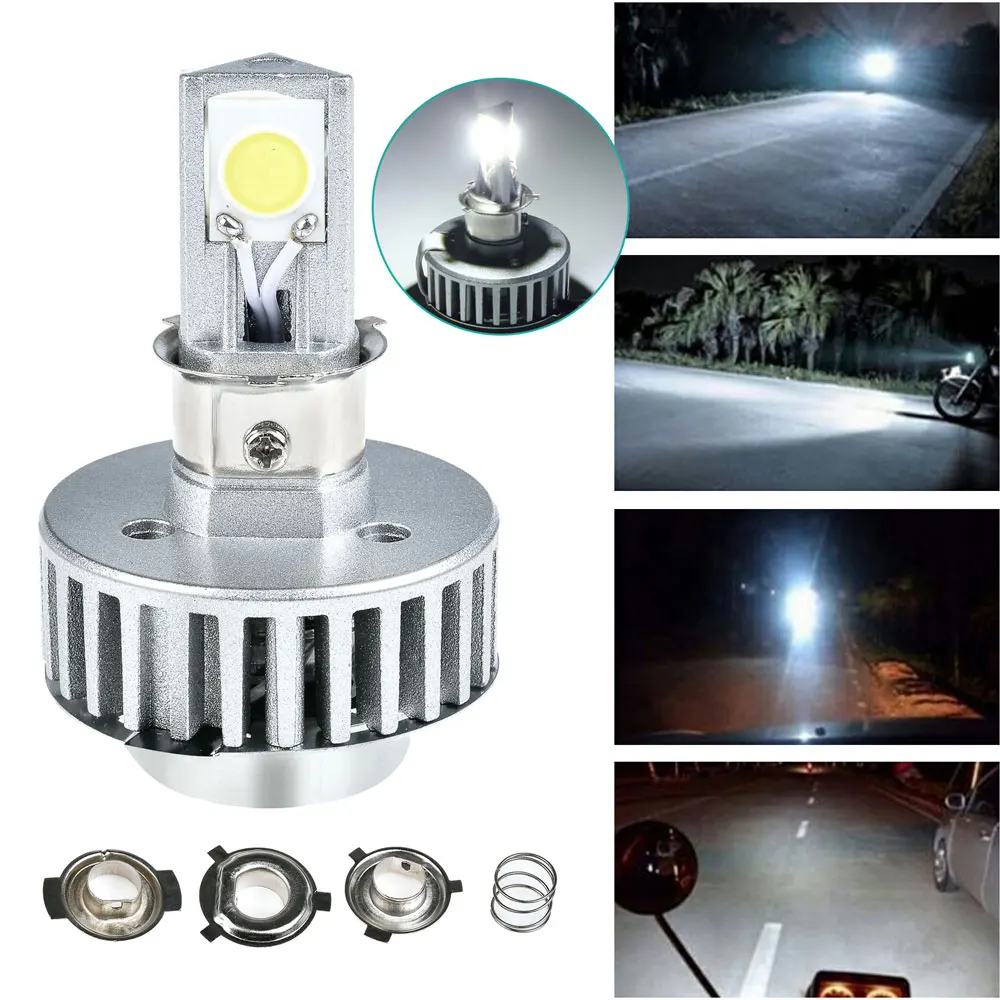 

motorcycle LED headlight bulb Hi Lo beam light 6000K 24W IP67 motorbike headlamp fog light for Yamaha Harley moto accessories
