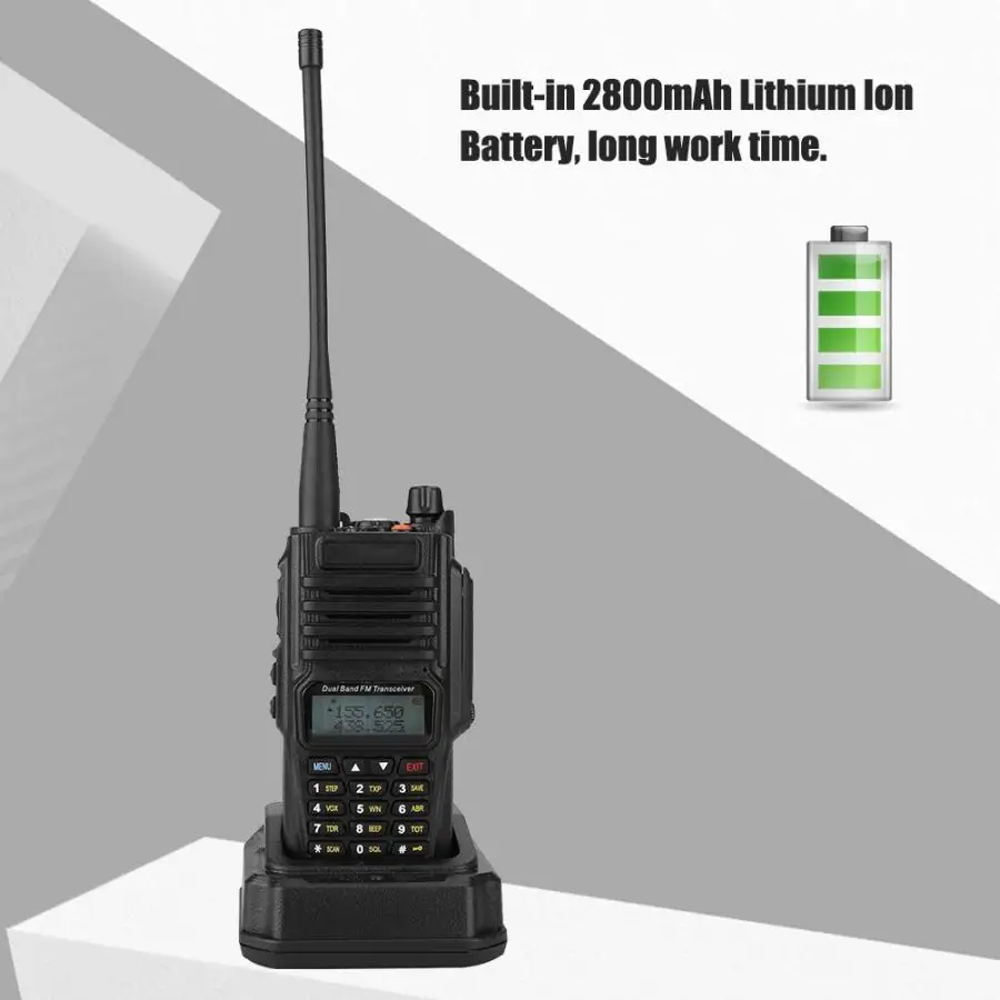 Рация высокое Мощность долгосрочный 2 способ радио IP67 Водонепроницаемый для Baofeng UV-9R рации 2 способ радио