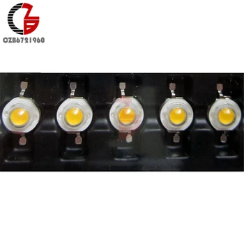

5PCS 3W High Power Led Chip LED Beads 200LM Warm White LED Light Bead