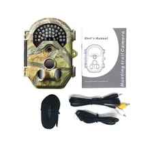 Трейл камера 16MP 1080 P 0,5 S Быстрый триггер охотничья камера с 38 шт. 940NM без светящихся светодиодов 120 градусов PIR широкий угол