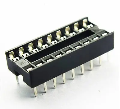50 шт. 18-контактный 18PIN DIL DIP IC Socket PCB Mount Contor Новое хорошее качество | Электронные