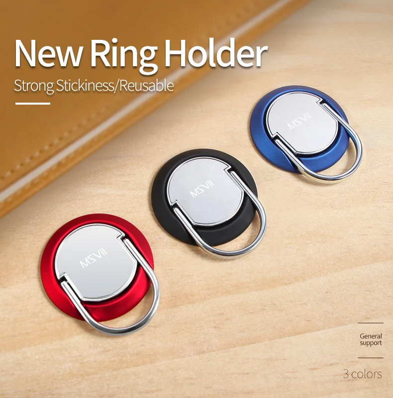 MSVII вращающееся на 360 градусов кольцо-держатель для iPhone, автомобильный магнитный держатель для планшета, держатель для samsung, Xiaomi, huawei, SONY, кольцо-держатель