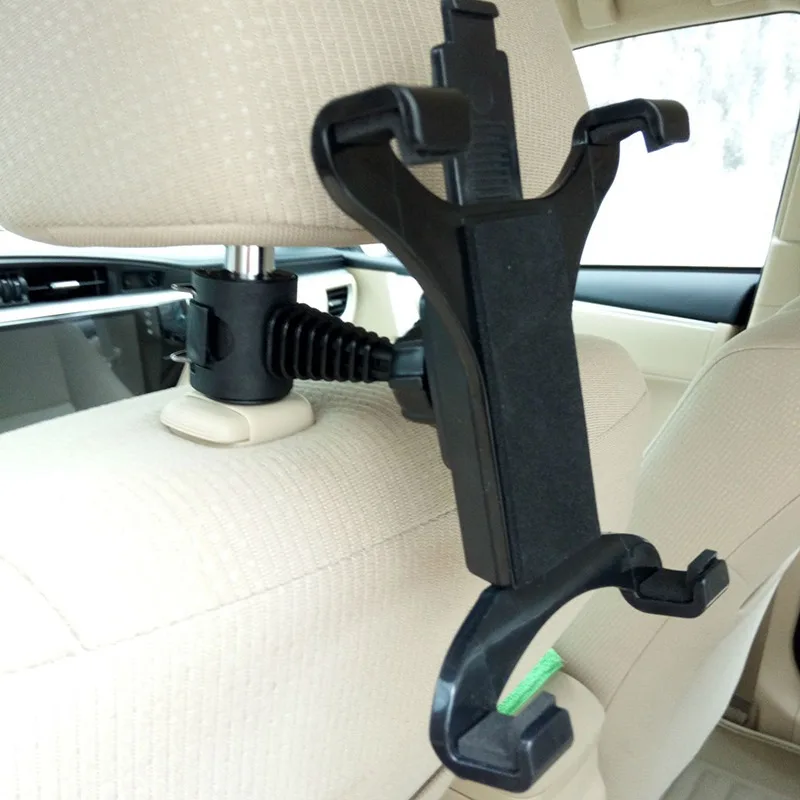 Car Mount Pad Holder Adjustable Car Backrest Headrest Mount Holder For iPad Tablet Phone Stand Holder Back Seat Stand Holder     (2)