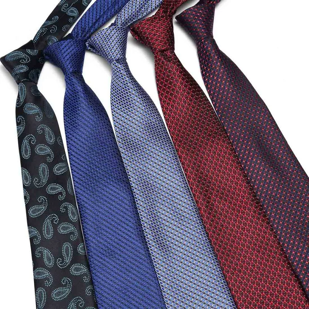 

Fashion Striped Neckties Corbatas Gravata Jacquard 7.5 cm luxury ties Men Tie Business man's Wedding dress Slim Men Tie