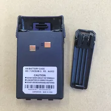 Honghuismart Батарея чехол 5XAA с зажимом для крепления к поясному ремню для Wouxun KG-UVD1P, KG669P 679P 639P 689 839 KG-UV6D и т. д. иди и болтай walkie talkie “иди и KG-2A-1