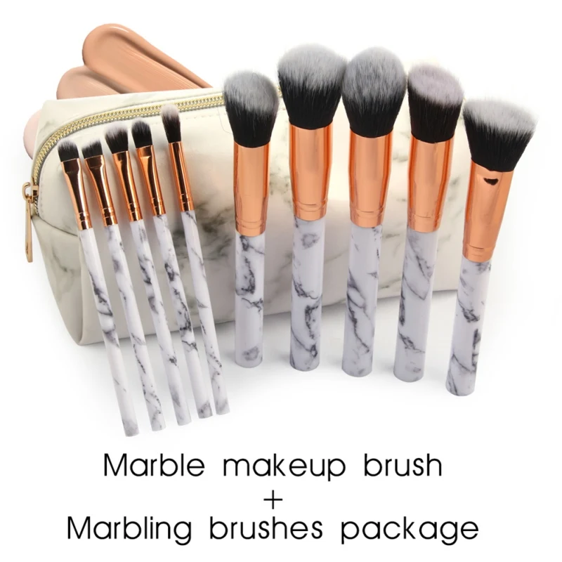 

10pcs Makeup Maquiagem Makeup Brushes Tool For Eye Shadow Foundation Blush Podwer Cosmetic