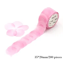 

Colorful Flower Washi Tape DIY Scrapbook Paper Photo Album Masking Tape Paper Sticker (35*20mm, 200Pcs/roll)