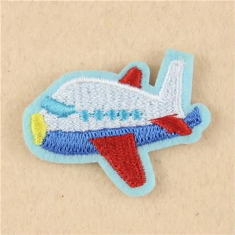 

T shirt baby Embroidered patch Cartoon aircraft Stranger things Applique iron on patches for clothing girl deal with it Stickers