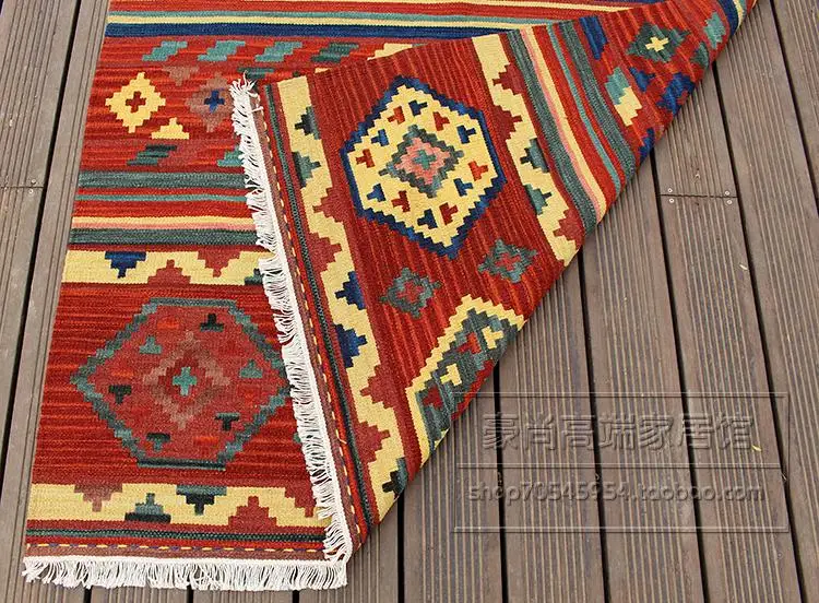 Turkey exotic national wind pure wool handmade high - end carpet living room bedroom coffee table carpet 66gc154yg4 Turkey exotic national wind pure wool handmade high - end carpet living room bedroom coffee table carpet 66gc154yg4