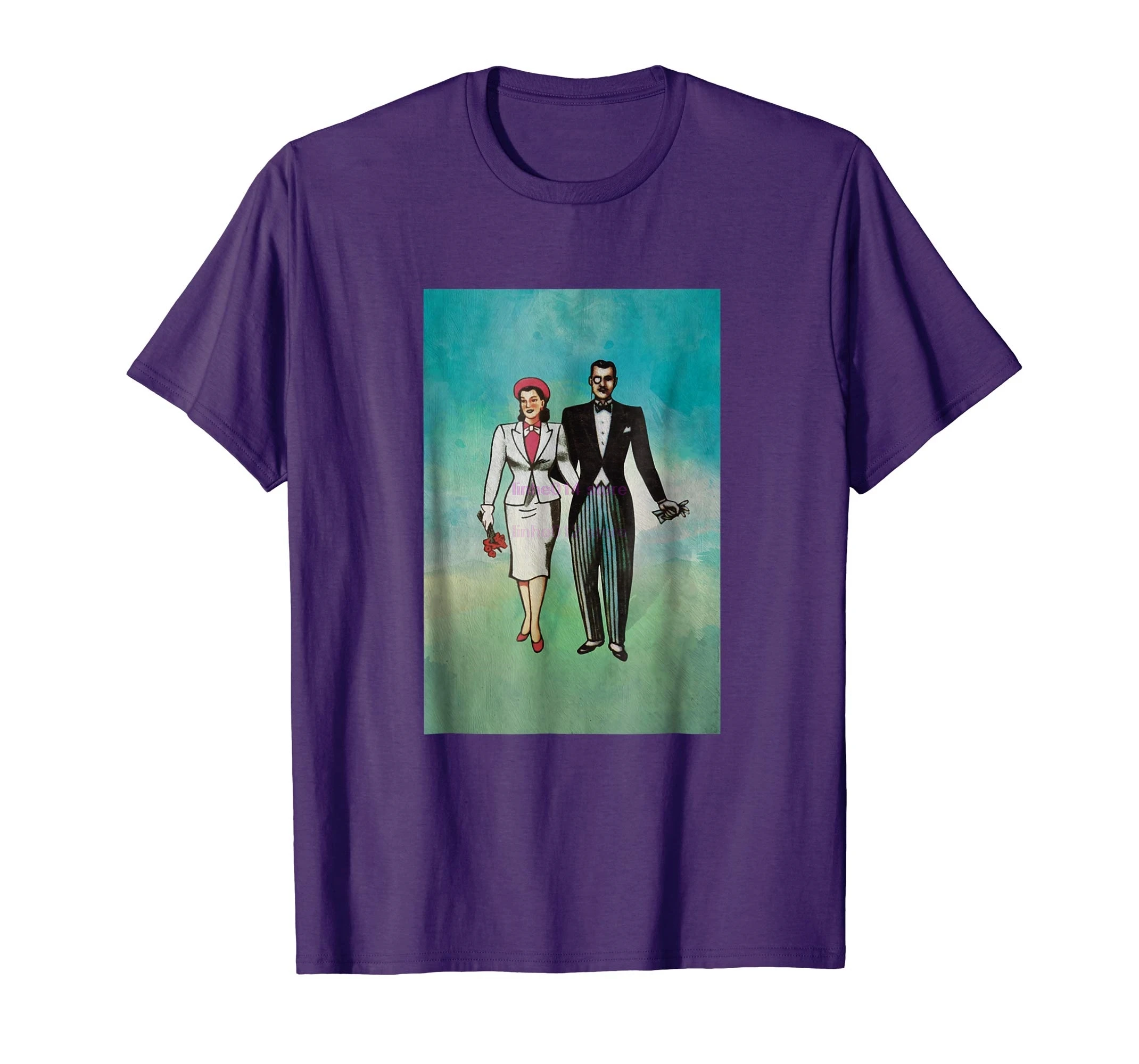 

brand men shirt T Shirt La Dama y El Catrin Mexican Lottery